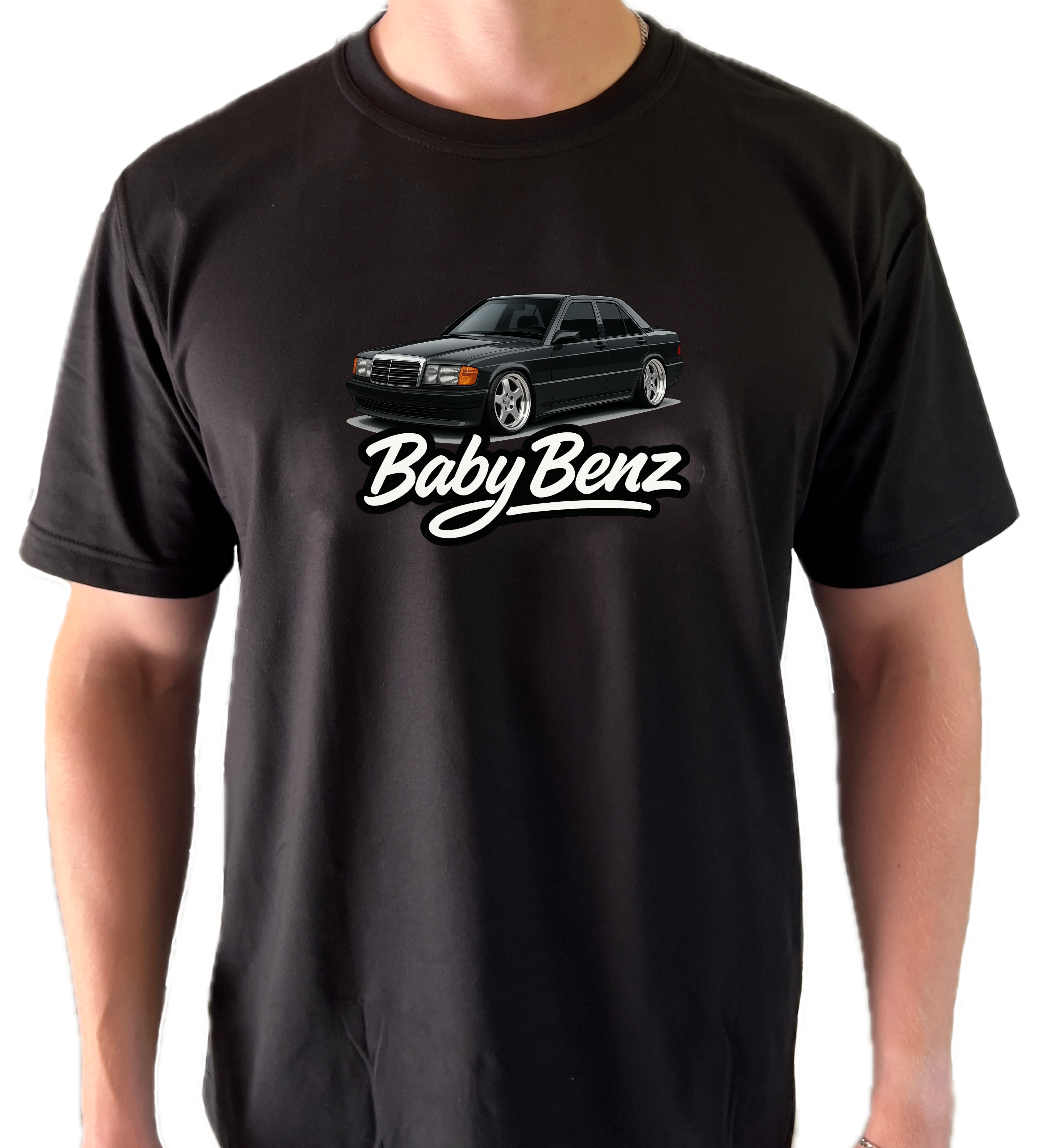 Mercedes W201 „Baby Benz“ Fan T-Shirt W210Aesthetics